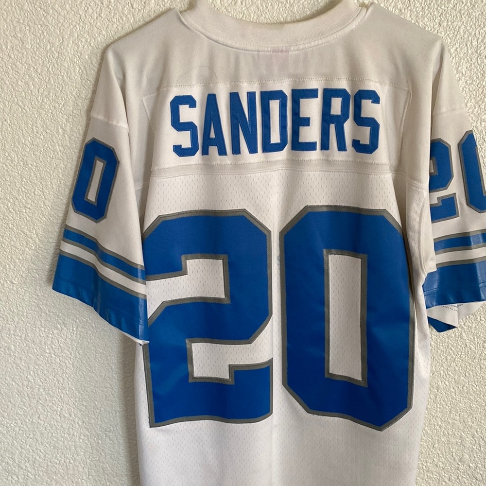 DETROIT LIONS BARRY SANDERS JERSEY MITCHELL & NESS